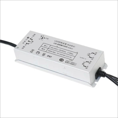 Драйверы постоянного тока уличного освещения OEM ODM с регулируемой яркостью 200 Вт с защитой от перенапряжения